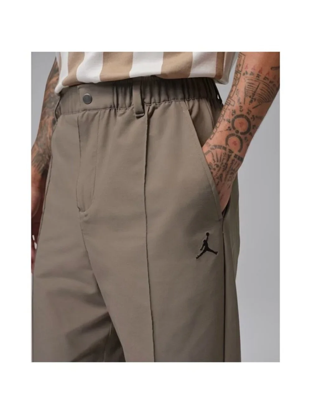 Jordan Sport Golf Pants Size Large Men Olive Grey Black HQ8673-040